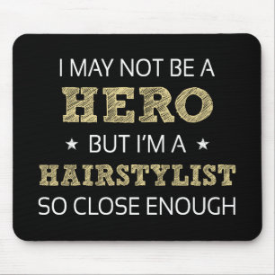 Hairstylist Novelty Mouse Mat