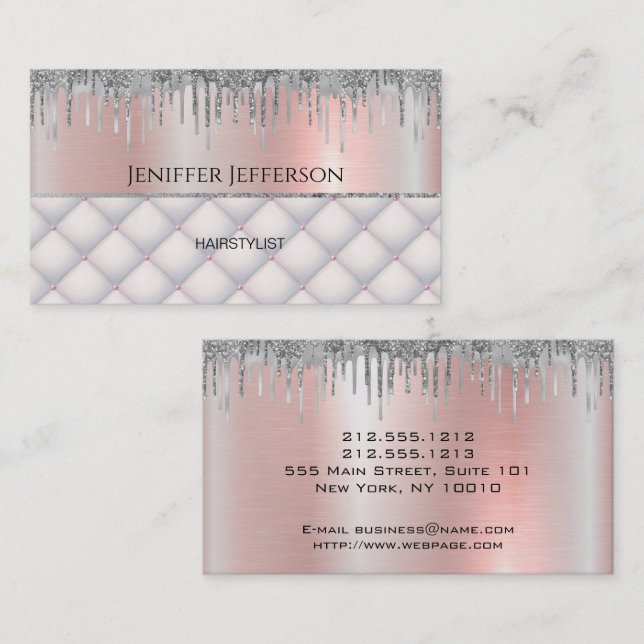HAIRSTYLIST Salon Business Card (Front/Back)