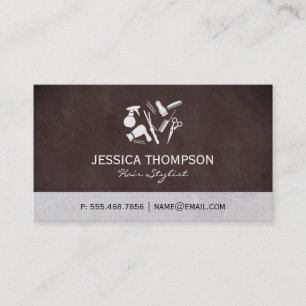 Hairstylist Salon Professional Business Card