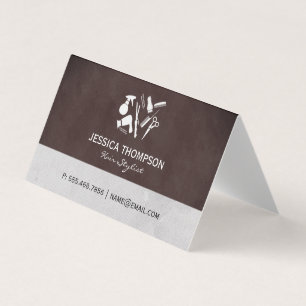 Hairstylist Salon Professional Business Card