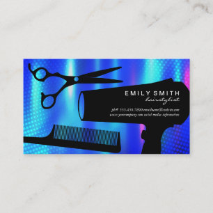 Hairstylist Tools   Qr Code   Appointment  Card