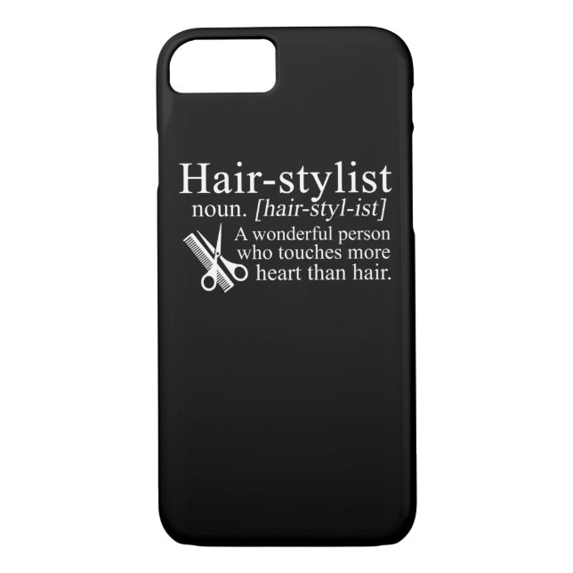 Hairstylist Touches More Heart Than Hair Case-Mate iPhone Case (Back)
