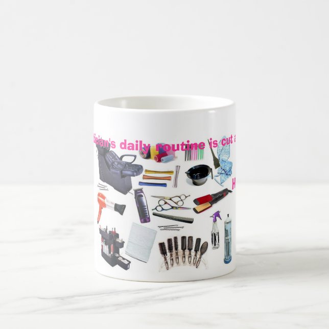 Hairstylists are a cut above coffee mug (Center)