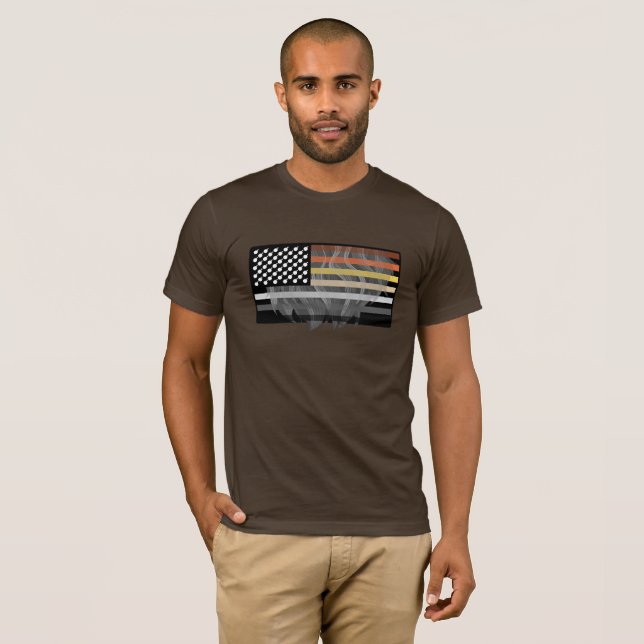 Hairy Bear Flag T-Shirt (Front Full)