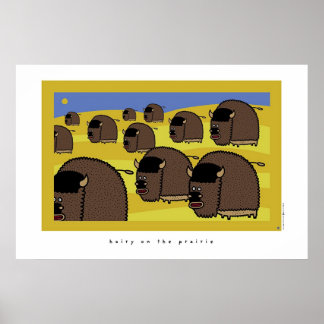 hairy on the prairie poster