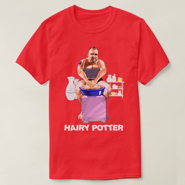 Hairy Potter 4 T-Shirt (Design Front)