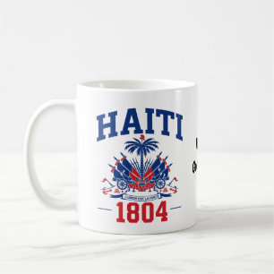 Haiti 1804 Patriotic Vintage Flag Graphic Heritage Coffee Mug