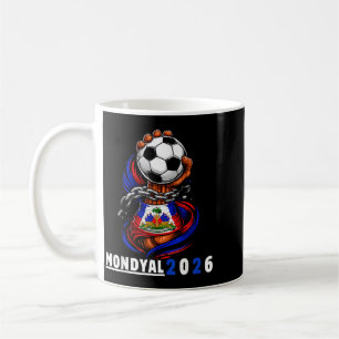 Haiti 2026 World Soccer Fan Haitian Football Pride Coffee Mug