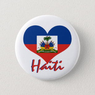 Haiti 6 Cm Round Badge