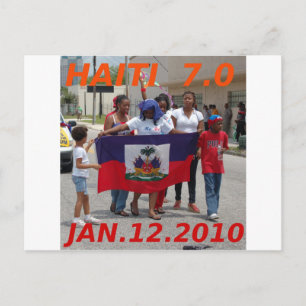 HAITI 7.0 POSTCARD