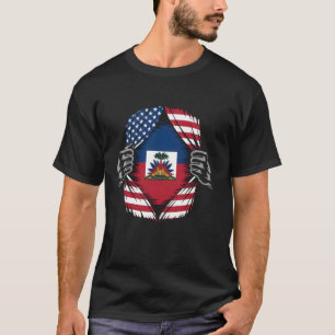 Haiti American Haitian Flag Day Haiti Roots T-Shirt