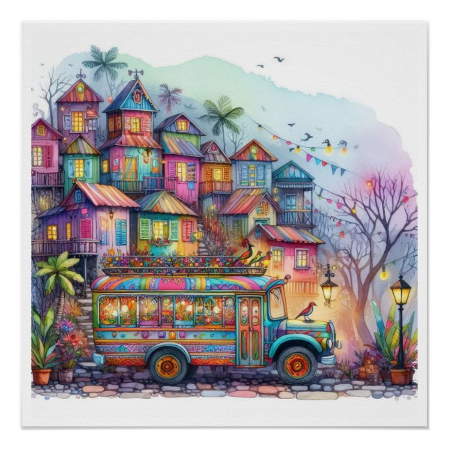 HAITI, Aruba, Antigua Poster (Front)