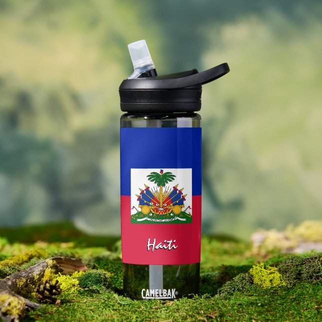 Haiti bottle, patriotic Haitian Flag Water Bottle (Outdoor)
