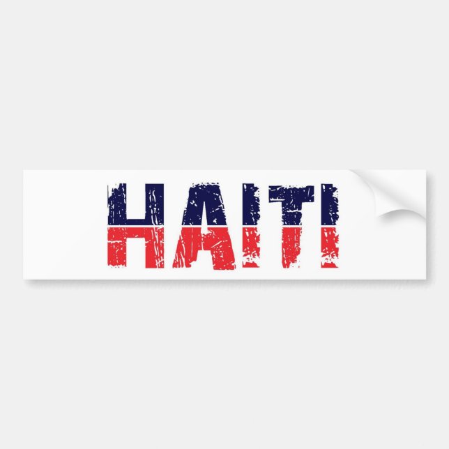 HAITI BUMPER STICKER (Front)