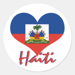 Haiti Classic Round Sticker