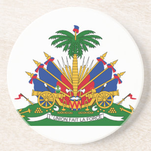 Haiti Coat Of Arms Coaster
