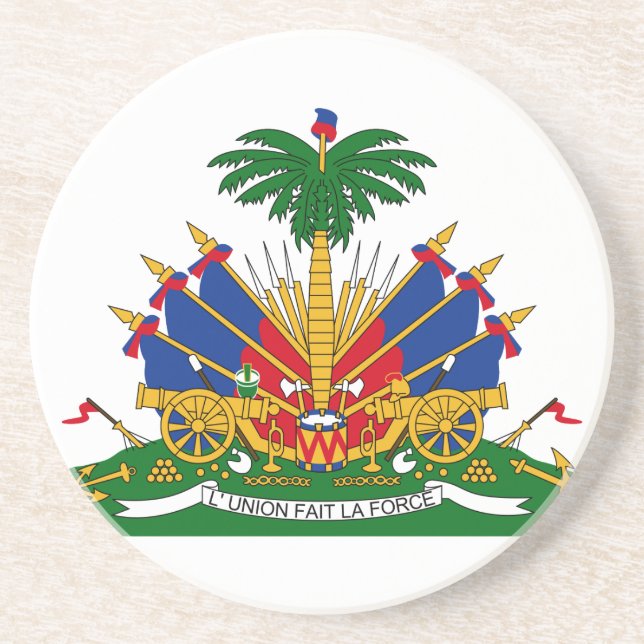Haiti Coat Of Arms Coaster (Front)