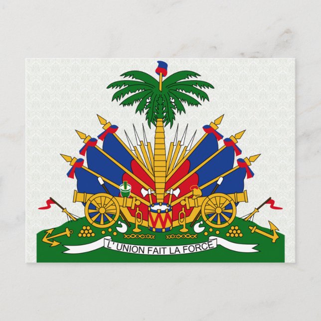 Haiti Coat of Arms detail Postcard (Front)