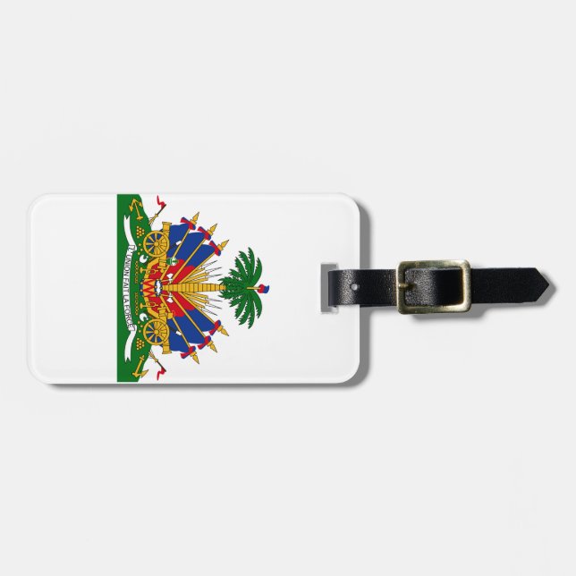 Haiti Coat Of Arms Luggage Tag (Front Horizontal)