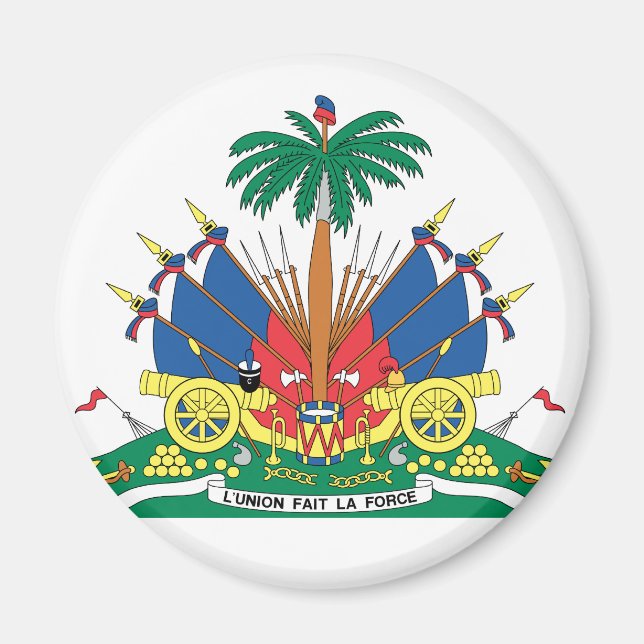 HAITI COAT OF ARMS - MAGNET (Front)
