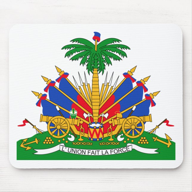 Haiti Coat of Arms Mouse Mat (Front)