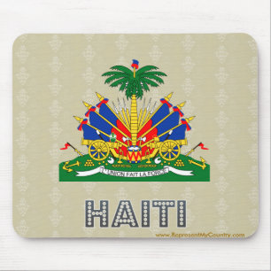 Haiti Coat of Arms Mouse Mat