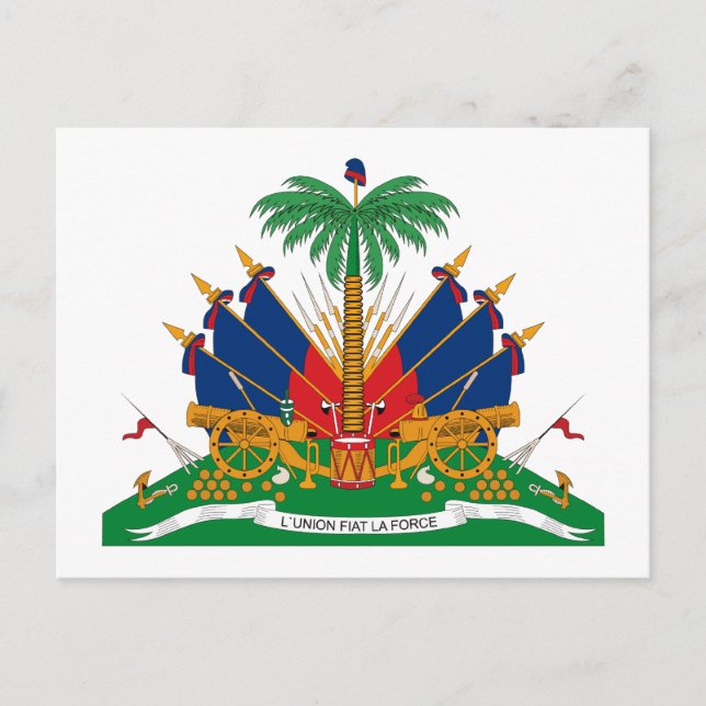 Haiti Coat of Arms Postcard (Front)