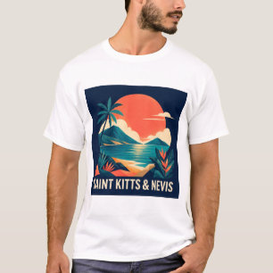 Haiti Contemporary Caribbean Collage T-Shirt