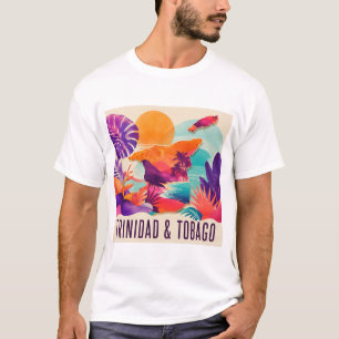 Haiti Contemporary Caribbean Collage T-Shirt