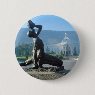 HAITI EARTHQUAKE RELIEF 6 CM ROUND BADGE