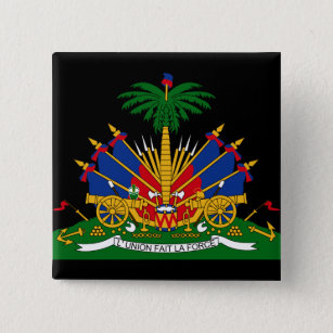 haiti emblem 15 cm square badge
