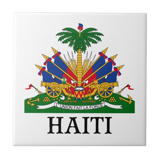 HAITI - emblem/coat of arms/flag/symbol Tile | Zazzle.co.uk