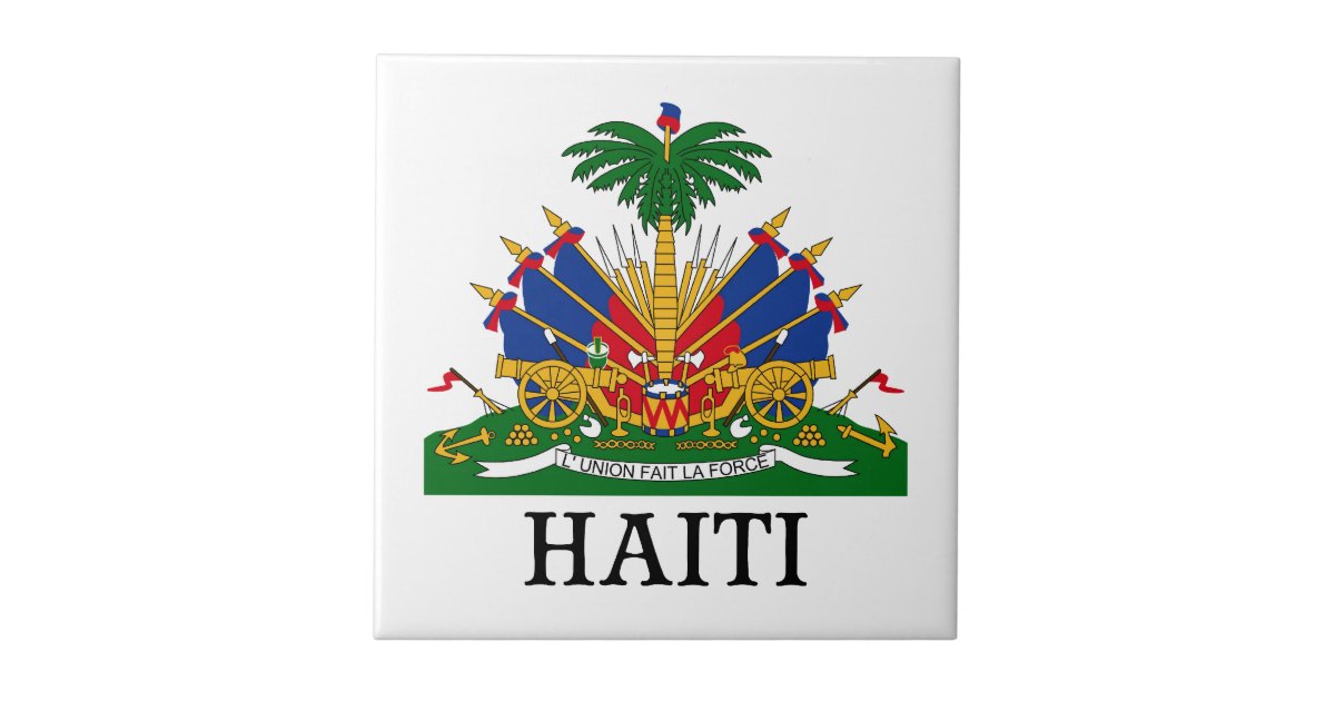 HAITI - emblem/coat of arms/flag/symbol Tile | Zazzle.co.uk
