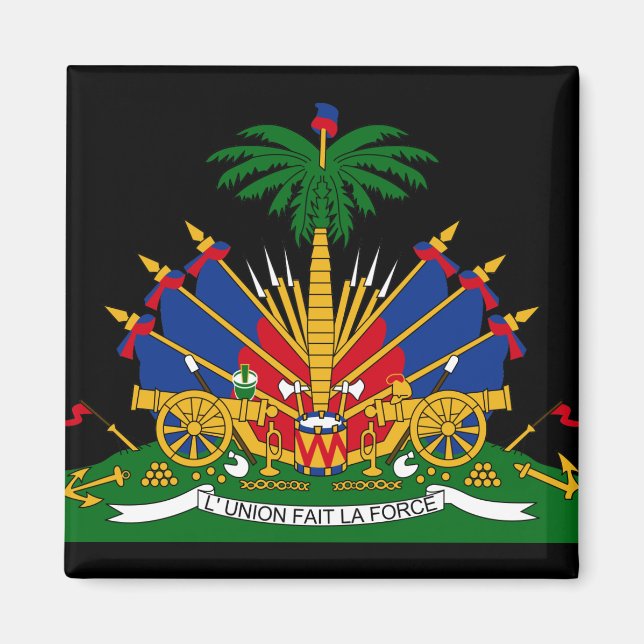 haiti emblem magnet (Front)