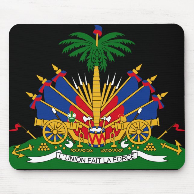 haiti emblem mouse mat (Front)