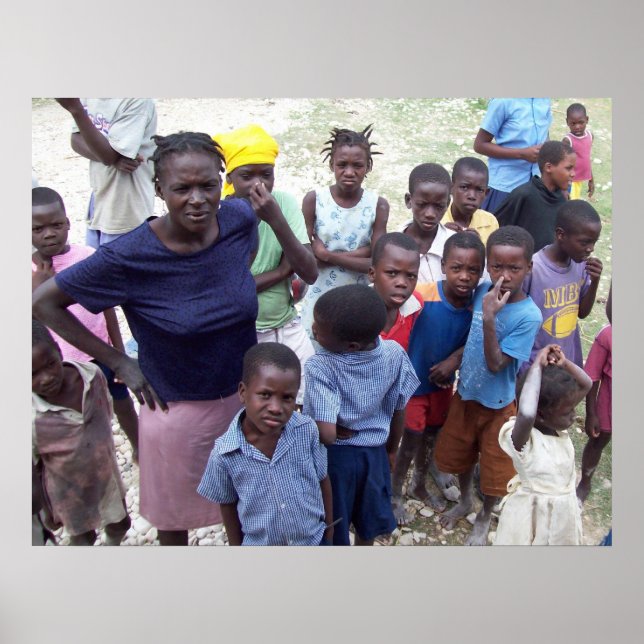 Haiti Faces of Hunger Poster (Front)