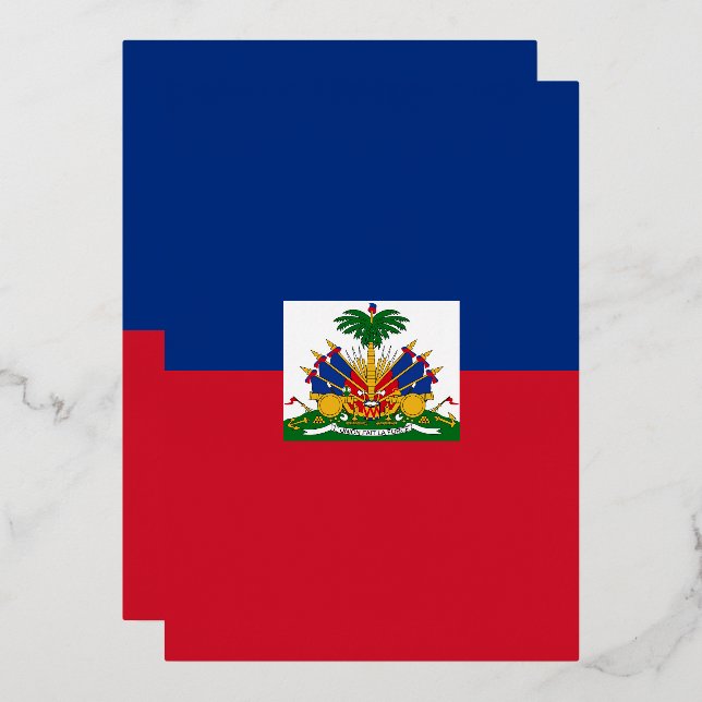 Haiti flag (Front/Back)