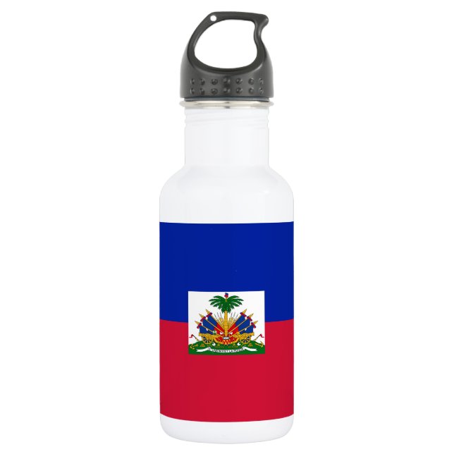 Haiti Flag 532 Ml Water Bottle (Front)