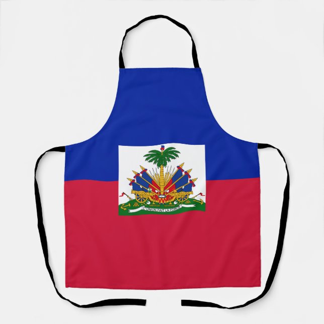 Haiti Flag Apron (Front)