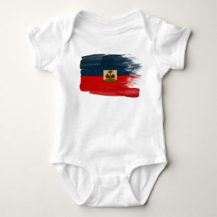 Haiti Flag Baby Bodysuit