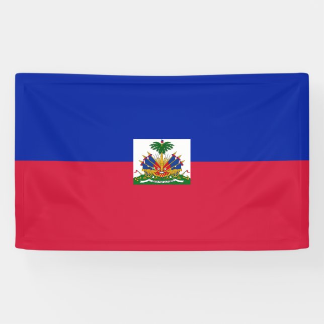 Haiti Flag Banner (Horizontal)