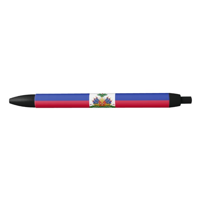 Haiti Flag Black Ink Pen (Front)