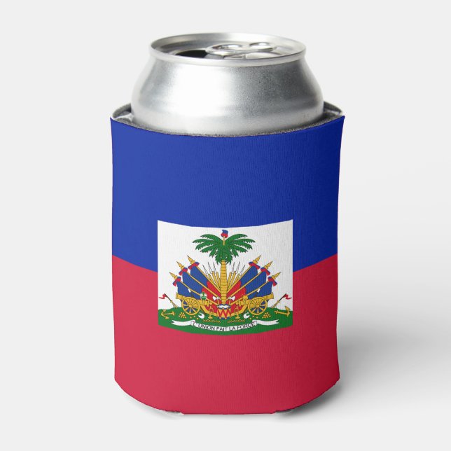 Haiti Flag Can Cooler (Can Front)
