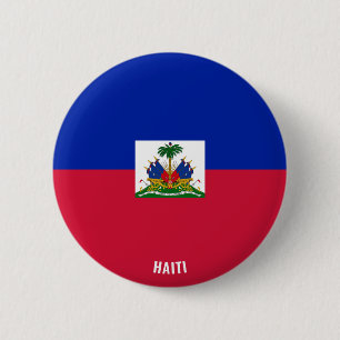 Haiti Flag Charming Patriotic Button