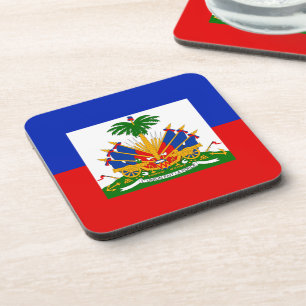 Haiti Flag  Coaster