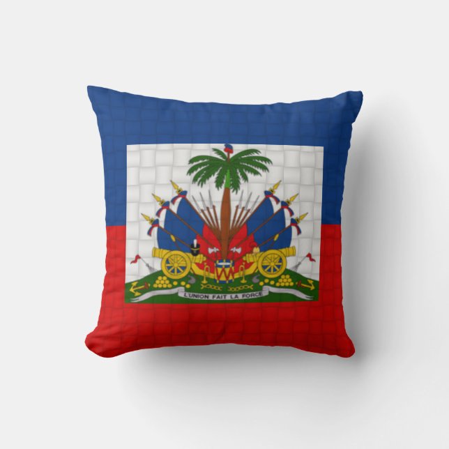 Haiti flag cushion (Front)