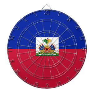 Haiti flag dartboard