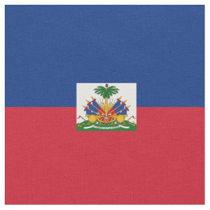 Haiti flag fabric