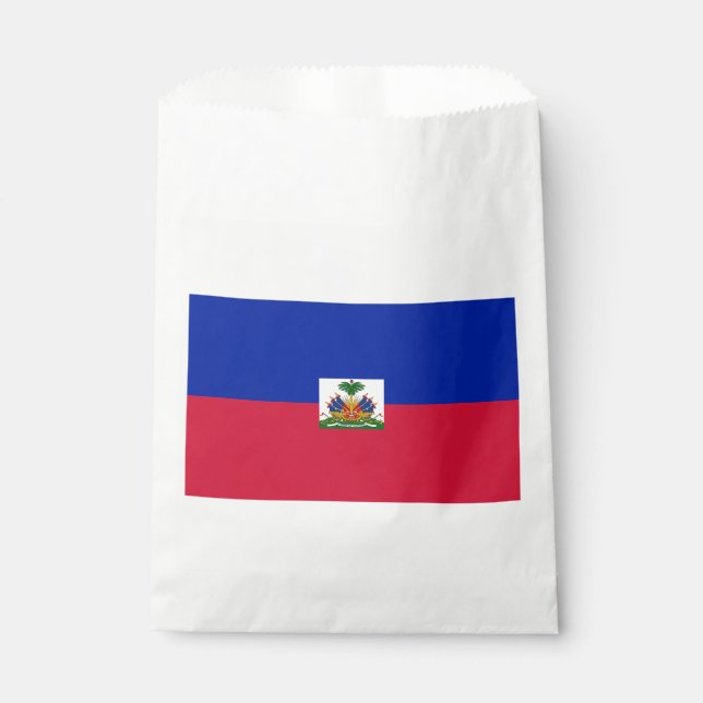 Haiti Flag Favour Bags (Front)