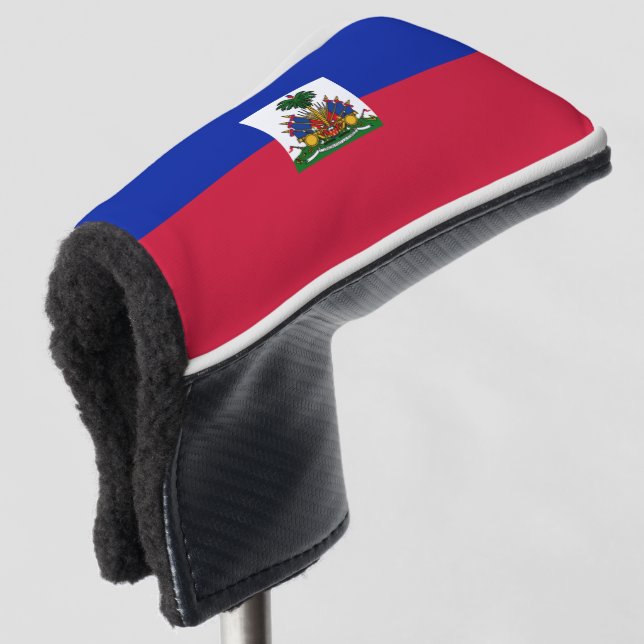 Haiti Flag Golf Head Cover (3/4 Front)